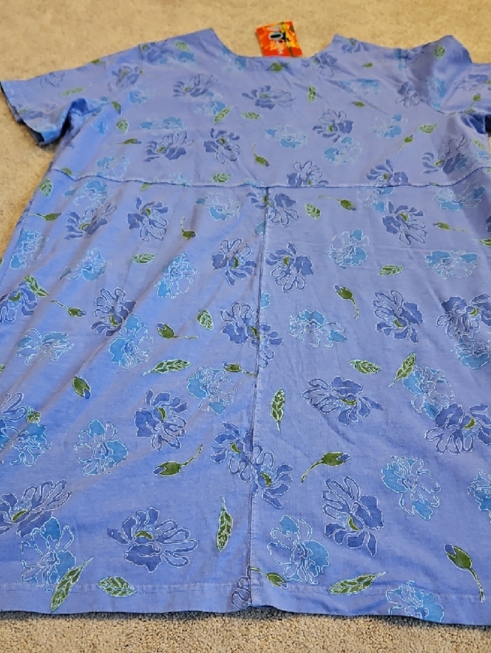 fresh produce Purple/Blue Floral Dress - Picture 11 of 11